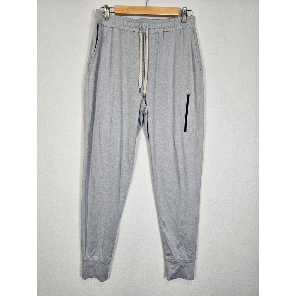 Athleisure Vuori Ponto Performance Jogger Mens Medium Grey V418 DreamKnit Pants